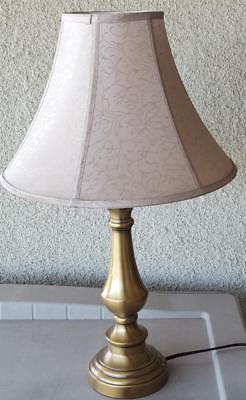 #ad Mid Size Metal Table Lamp Brushed Brass Finish GORGEOUS CONTEMPORARY LAMP $59.99