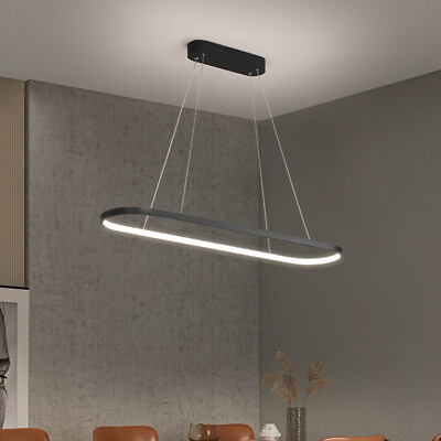 #ad Home Black Pendant Light Kitchen LED Lamp Chandelier Lighting Bar Ceiling Lights AU $153.52