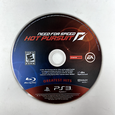 #ad Need For Speed: Hot Pursuit PlayStation 3 Disc Only Tested amp; Working $7.99