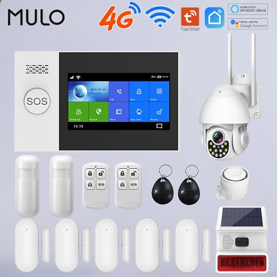 #ad Alarm Smart Home WIFI Security Alarms House Touch Screen Apartment Alarms APP $278.69