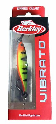 #ad Berkley Vibrato Fishing Hard Bait Fire Tiger Gold 2 1 4in 014 1 2 oz $12.00