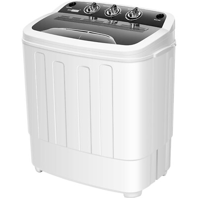 #ad Portable Mini Compact Twin Tub Washing Machine 13.5lbs Washer amp; Spin dryer Combo $99.99