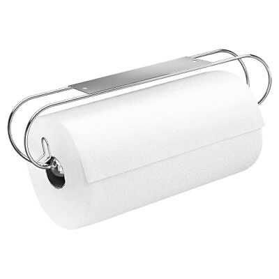 #ad Adhesive Under Cabinet Paper Towel Holder Dispenser with Screws for Kitchen $14.94