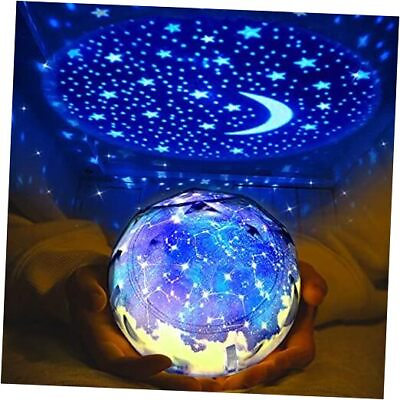 #ad Star Night Light for Kids Universe Night Light Projection Lamp Romantic Star $29.03