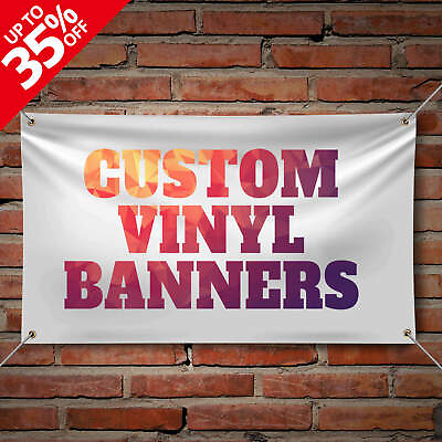 #ad Anley Custom Vinyl Banner 13oz Heavy Duty Vinyl Sign Personalized Banner $47.95