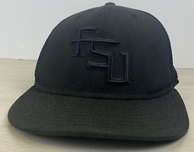 #ad Florida State Seminoles Hat Black Snapback New Era Adjustable Cap Black Hat $7.20