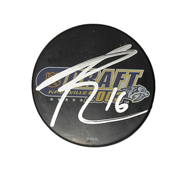 #ad Paul Bissonnette Signed Autograph 2003 Draft Hockey Puck Spittin Chiclets Host $399.95