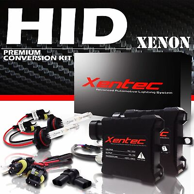 #ad 9006 9005 HID XENON KIT Headlight Bulbs Conversion Ballasts H11 H4 White 6000k $57.99