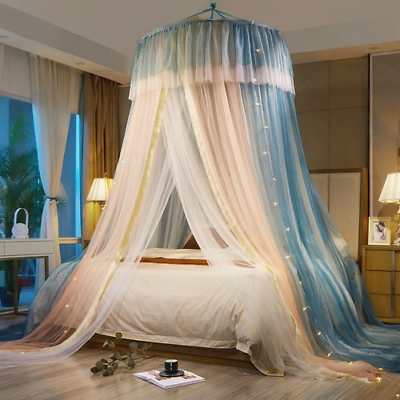 #ad Princess Mosquito Net Romantic Mosquito Net Thicken Yarn Bed ValanceAntimosquito $178.02