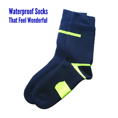 #ad 100% WATERPROOF Socks Long Color BLACK UNISEX $14.99