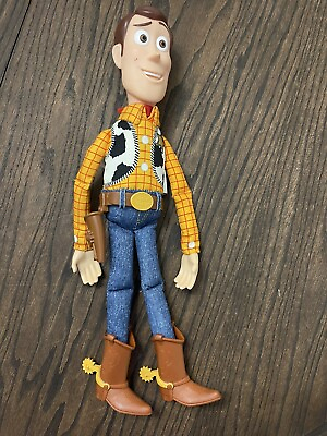 #ad Disney Store Toy Story 4 Woody Pull String Talking 16quot; Doll $17.00
