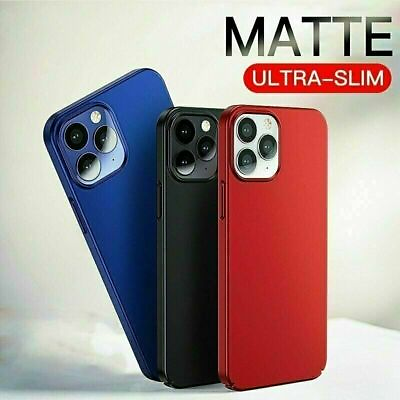 #ad Mini Ultra Thin Case Matte Hard Shockproof Slim Cover For iPhone 11 12 Pro Max $4.09