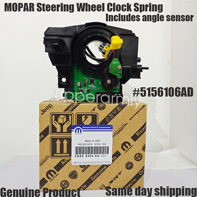 #ad #ad OEM MOPAR Steering Wheel Clock Spring 5156106AD For 2007 18 Jeep Wrangler JK US $79.99