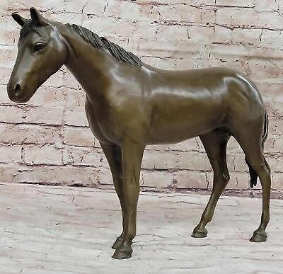 #ad Hand Made P.J Mene Bronze Sculpture Arabian Stallion Horse Artwork Gift $314.65