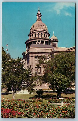 #ad East Entrance Great Dome Texas State Capitol Building Austin TX Postcard $4.87