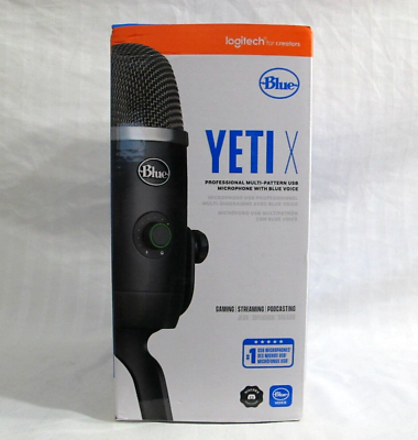 #ad Blue Yeti X Professional USB Condenser Microphone Logitech Sealed Fast Ship $94.95