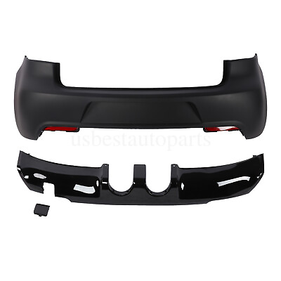 #ad R20 Style Rear Bumper Cover Kit Unpainted For Volkswagen Golf 6 MK6 2012 2013 $469.99