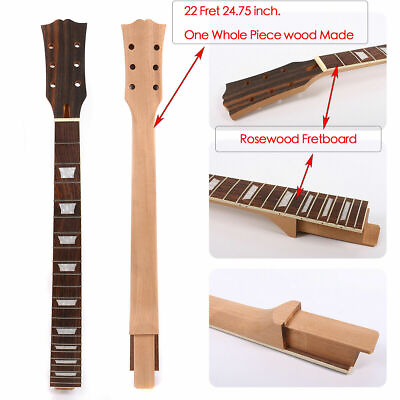 #ad Fit LP Style 22 Fret 24.75inch Electric Mahogany Guitar Neck Rosewood Fretboard $65.00
