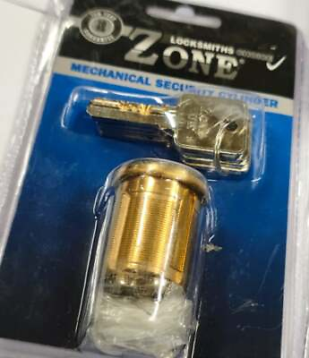 #ad New High Security Cylinder Lock X5 Keys UK ZONE Locksmith Polished Brass $11.88