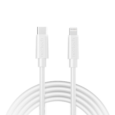 #ad Naztech 12ft White USB C to MFi Lightning Cable for Apple Devices $24.99