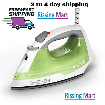 #ad Professional Steam Iron Clothes Nonstick With Compact Garment Portable Anti Drip $11.79