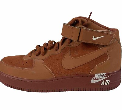 #ad Nike Air Force 1 Mid Dark Russet Guava Ice Orange Men’s Size 12 $99.99