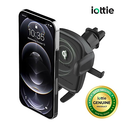 #ad iOttie Easy One Touch Wireless 2 Qi Charging CD Slot Air Vent Combo Phone Mount $49.95