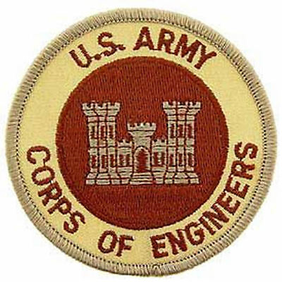 #ad U.S. ARMY CORPS OF ENGINEERS 3quot; ROUND PATCH DESERT Veteran Owned Business. $8.98