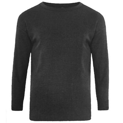#ad KAM Mens Thermal Long Sleeved Tee Shirt 832 in 2 Colours in 2XL to 8XL GBP 21.95