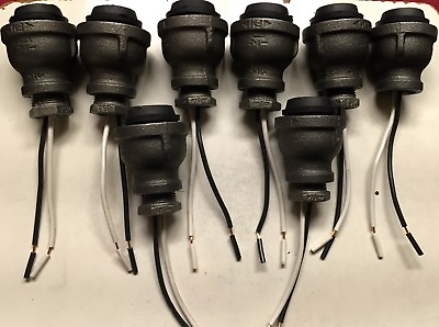 #ad LOWEST PRICE 8 Industrial Lamp Light Sockets Leads amp; Adapters FREE SHIP $89.99