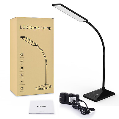 #ad Dimmable 5 Modes Adjust Touch Control LED Desk Lamp Bedside Study Reading Lamp $23.99