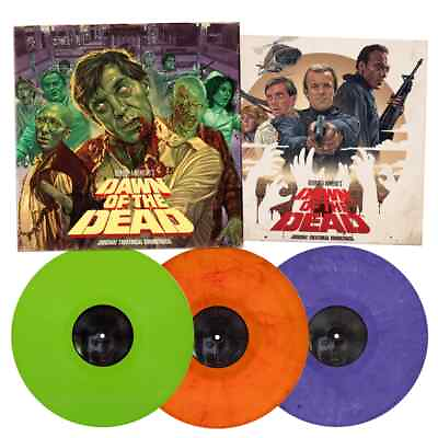 #ad #ad George A Romero Dawn of the Dead Soundtrack 3 LP SET Original Library Cues NEW $79.00