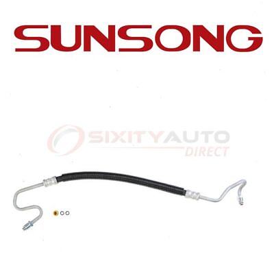 #ad Sunsong Power Steering Pressure Line Hose for 2003 GMC Yukon Assembly uh $39.55