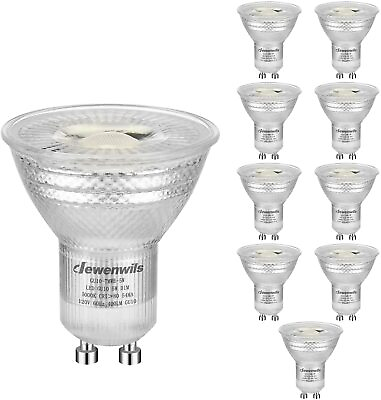 #ad #ad DEWENWILS 10Pack GU10 LED Dimmable Bulb for Spotlight Range 5000K 400LM $17.84