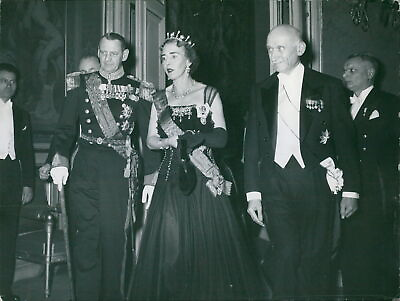 #ad King Frederik and Queen Ingrid Vintage Photograph 1520330 $14.90