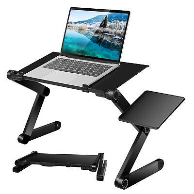 #ad 360° Adjustable Laptop Table Stand Lap Sofa Bed Tray Computer Notebook Desk $28.89