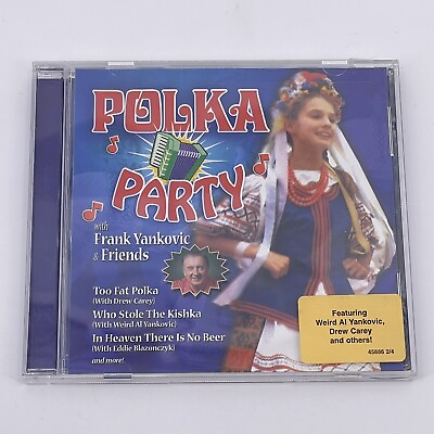 #ad Polka Party CD Frank Yankovic Weird Al Yankovic Drew Carey Comedy 2001 BMG Music $7.33