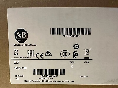#ad New 1756 A10 PLC Industrial Automation Controller 1756 A10 Fast Shipping $469.00