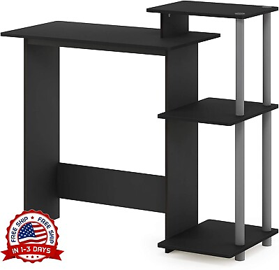 #ad Muebles para computadora e impresora desk para escritorio barato y moderno negro $159.99