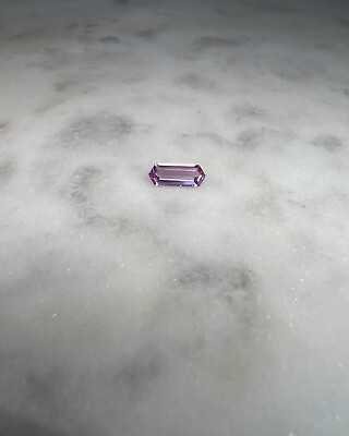 #ad Top Quality 0.99 ct Unheated Pink Natural Sapphire Long Hexagon $1500.00