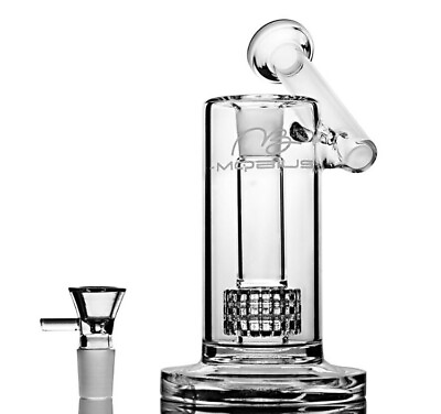 #ad Mobius 9” Matrix Perc Glass Sidecar Bubbler Percolator Bong $59.99