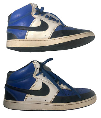 #ad Nike Court Vision MID Blue Black White Men#x27;s Shoes size 8.5 Style #DM1186 400 $24.99