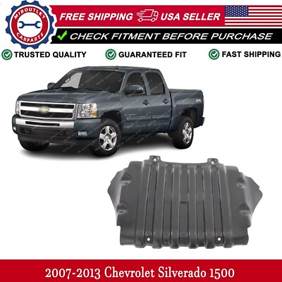 #ad Fit For 2007 2013 Chevrolet Silverado 1500 Engine Splash Shield Cover GM1228139 $22.62