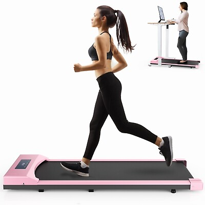 #ad Treadmill Electric Under Desk Slim Flat Walking Jogging Running Machine for Home $174.99