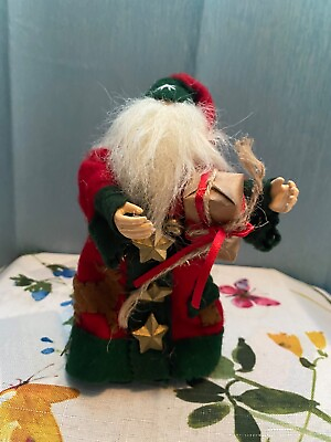 #ad 6.5” Santa Doll Christmas Decoration Figure ornament $9.95