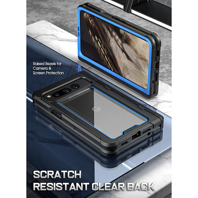 #ad For Google Pixel Fold Case Shockproof Rugged Hybrid Back Protector Cover Blue $32.98