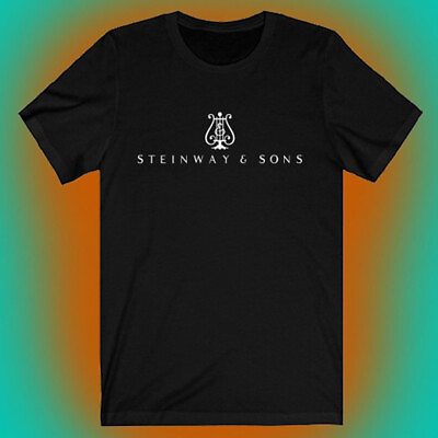 #ad Steinway and Sons Men#x27;s Black T shirt Size S to 5XL $20.99