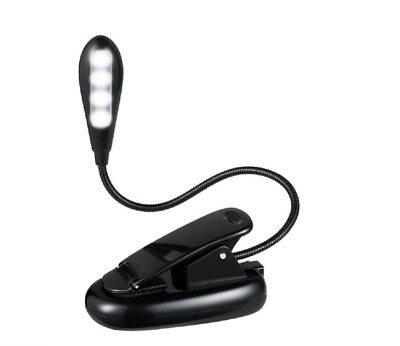 #ad Flexible Clip On LED Light Lamp For Book Reading Tablet Laptop PC eReader $8.40