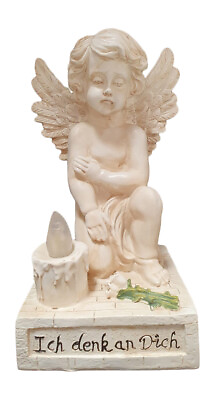 #ad Angel Kneeling down Figurine with Solar light $29.99