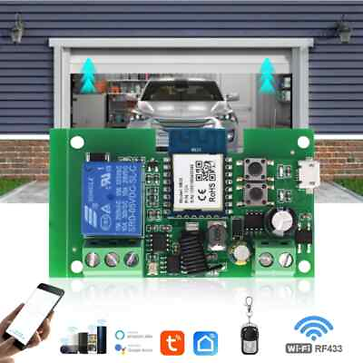 #ad Tuya Smartlife WIFI Garage Door Opener Controller Smart Switch Alexa Google Home $19.07